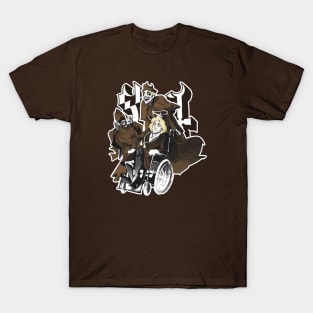 Funny Ghost Dark Brown T-Shirt